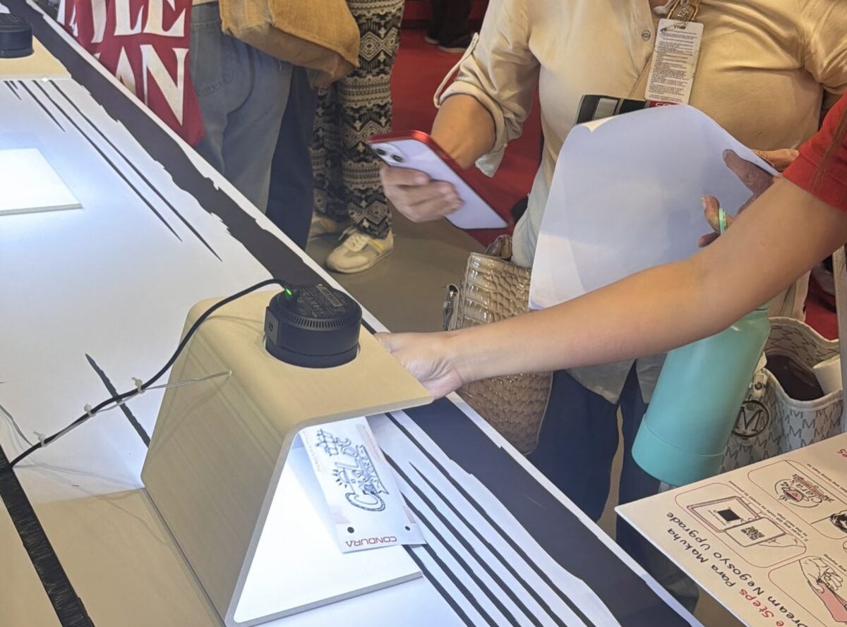 Scanning the company logo